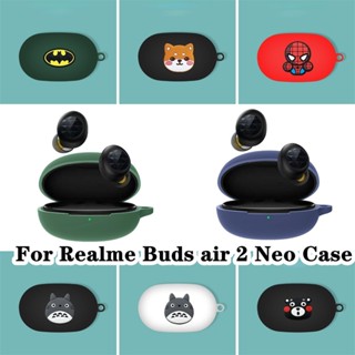 【Case Home】เคสหูฟัง แบบนิ่ม ลายการ์ตูน สําหรับ Realme Buds Air 2 Neo Air 2 Neo