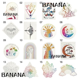 Banana1 สติกเกอร์ติดผนัง ลายตาข่ายดักฝัน สําหรับตกแต่งบ้าน หน้าต่าง