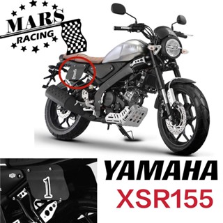 อุปกรณ์เสริมรถจักรยานยนต์ racer cafe plat body samping side no. พลาก้า พร้อมเลขก่อน สําหรับ YAMAHA XSR155 XSR 155 2019 2020 2021