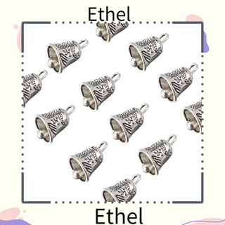 Ethel1 จี้กระดิ่งทิเบต โลหะผสมเงิน 10 มม.*9.5 มม. 30 ชิ้น กระดิ่ง ขนาดเล็ก สําหรับงานฝีมือ DIY