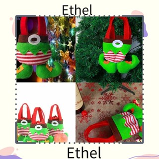 Ethel1 ถุงของขวัญ จี้ต้นคริสต์มาส สร้างสรรค์ ถุงขนม