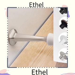 Ethel1 ยางกันชนประตู โลหะผสมสังกะสี พร้อมสกรู กันสนิม สําหรับติดผนัง 2 ชิ้น