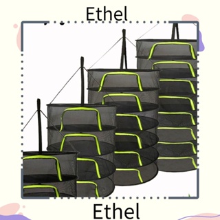 Ethel1 ราวตากสมุนไพร คุณภาพสูง พร้อมซิป สําหรับแขวนกระถางต้นไม้