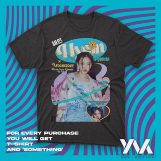 เสื้อยืดพิมพ์ลาย20232023 ใหม่เอี่ยม เสื้อยืดผ้าฝ้าย Hyein NEWJEANS | Kpop T-Shirt