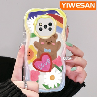 เคสโทรศัพท์มือถือแบบนิ่ม ใส กันกระแทก ลายการ์ตูนหมีน่ารัก สีมาการอง หลากสี สําหรับ Xiaomi Poco X3 NFC Poco X3 Pro Poco X3 GT Poco X4 NFC X4 GT M3 F4