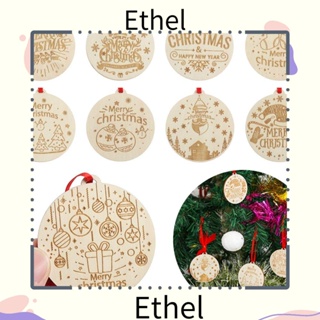 Ethel1 จี้รูปเกล็ดหิมะ กวางเอลก์ สโนว์แมน สําหรับตกแต่งต้นคริสต์มาส 6 ชิ้น