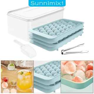 [Sunnimix1] ถาดทําน้ําแข็ง ปล่อยง่าย สําหรับเครื่องดื่ม 3 ชิ้น