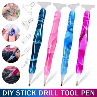 5D Resin Diamond Painting Pen Point Drill Cross Stitch DIY Craft Art Supplies