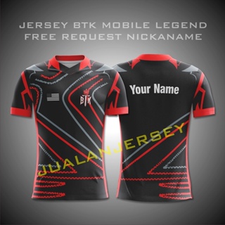 เสื้อกีฬาแขนสั้น ลายทีม BTK LEGEND M3 2023 FREE Quest NICKNAME