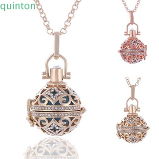 Quinton จี้ล็อกเก็ต เปิดได้ รูปกรงนางฟ้า เครื่องประดับ สําหรับของขวัญ DIY