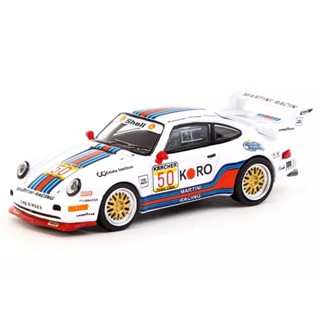 Tarmac Works 1/64 Collab64 Schuco X Tarmac Works Martini Racing Porsche 911 Turbo S LM GT BRP GT Series 1995