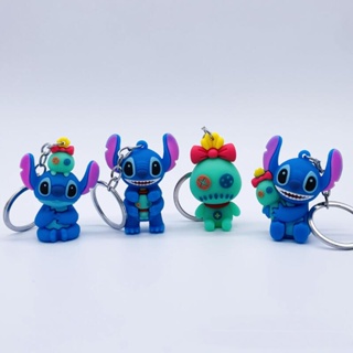 พวงกุญแจ จี้การ์ตูน Stitch Lilo และ Stitch ขนาดเล็ก เหมาะกับของขวัญ ของเล่นสําหรับเด็ก