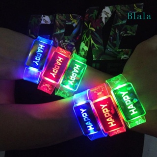 Blala สายรัดข้อมือ ลาย Happy Bracelet สําหรับตกแต่งปาร์ตี้คริสต์มาส