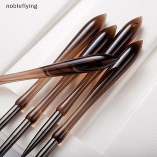 Nf แปรงปากกาไนล่อน ด้ามจับอะคริลิค สําหรับตกแต่งเล็บ 1 ชิ้น nobleflying