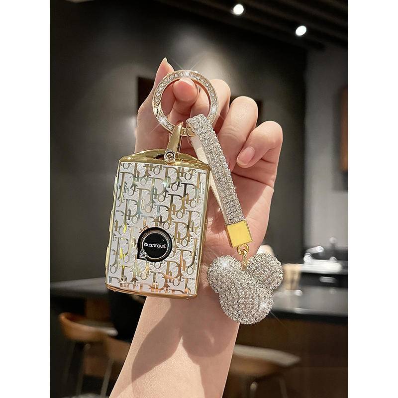 กรณีกุญแจรถสำหรับ Volvo xc60 c40 s90 s60 xc90 xc40 s60l กรณีกุญแจรถ กุญแจรถ fob กุญแจรีโมทรถยนต์