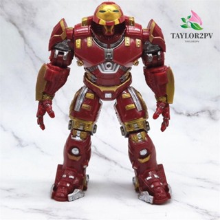 Taylor2pv โมเดลฟิกเกอร์ รูปอนิเมะ Hulkbuster พร้อมไฟ LED ข้อต่อขยับได้ ขนาด 18 ซม. สําหรับของขวัญวันเกิด