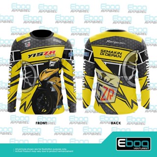 Y15 เสื้อยืดไมโครไฟเบอร์ สีเหลือง 2022 eboq zr sublimation baju ysuku kuning jersi y15 y15