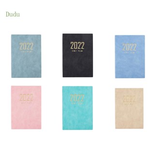 Dudu 2022 ปฏิทินแพลนเนอร์ PU ขนาด A5 รายชั่วโมง