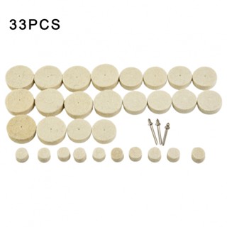 ⚡NEW 8⚡3.175mm Wool Felt 3mm Buffing Wheel Kit Household Brand New High Quality