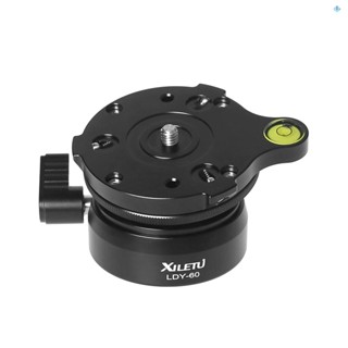 Yula) XILETU LDY-60 CNC ขาตั้งกล้องอลูมิเนียมอัลลอยด์ สามขา สามารถปรับได้ Load สกรูออฟเซ็ท 1/4 นิ้ว 10 กก. 22lbs และสกรูอินเตอร์เฟค 3/8