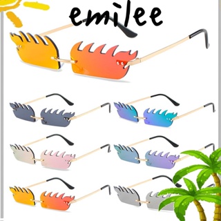 Emilee แว่นตากันแดด UV400 กรอบโลหะ ป้องกัน UV400 เหมาะกับปาร์ตี้ฮาโลวีน สําหรับผู้หญิง และผู้ชาย