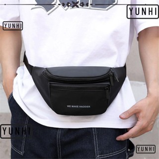 Yunhi Fanny Pack ผู้หญิง ผู้ชาย เดินทาง สะพายข้าง เดินป่า วิ่ง กระเป๋ากันขโมย