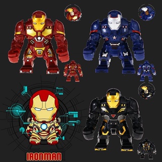 บล็อกตัวต่อเลโก้ Avengers Iron Man MK44 ขนาดเล็ก ของเล่นสําหรับเด็ก และผู้ใหญ่