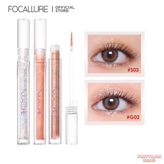 Focallure Starlight Liquid Eyeshadow Glitter Eyeshadow High Pigment 5 Colors Eye Shades Lightweight Quick-Drying Eye Makeup [prettylady]