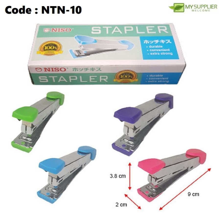 NTN-10 NISO HD10 เครื่องเย็บกระดาษโลหะ L9cm*W1.5cm