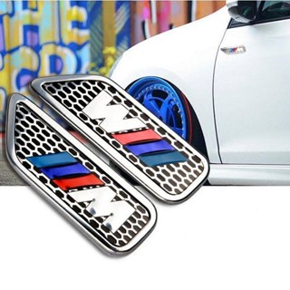 A Pair of Car 3D Stereo Body Fender Decorative Sticker Modified Aluminum Alloy Metal Sticker Sports Letter Sticker Scratch Labeling metal sticker Car decoration