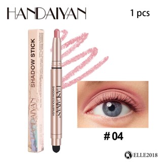 HANDAIYAN อายแชโดว์สติ๊กปากกาปากกาแต่งหน้าอเนกประสงค์ Waterproof Pearlescent Matte Lying Silkworm Brightening Pen 【elle20181_th】