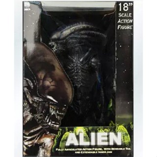 Spot NECA alien war Iron Warrior 18-inch Alien 1979 transparent skull mobile model 8K2G