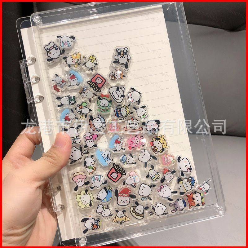 Yelan Sanrio POCHACCO แผ่นอะคริลิคใส ขนาด A5 A7 สําหรับโน้ตบุ๊ก DIY