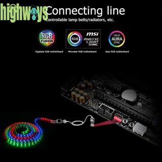 Phanteks สายเคเบิ้ลเชื่อมต่อพัดลมระบายความร้อน 4Pin RGB 60 ซม. สําหรับเคส PC [highways.th]