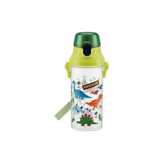 Skater Childrens Water Bottle Clear Bottle 480ml Dinosaurus Dinosaur, Boy, Made in Japan PSB5TR