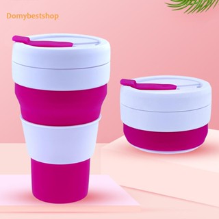 [Domybestshop.th] แก้วกาแฟซิลิโคน ถอดออกได้ ใช้ซ้ําได้ 475 มล. สําหรับตั้งแคมป์กลางแจ้ง