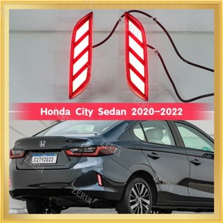 Zr ไฟตัดหมอกไดนามิก LED 12V ฟังก์ชั่น 3-in-1 สําหรับ Honda City Sedan 2020-2022