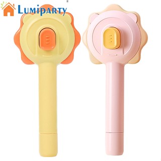 Lumiparty แปรงกําจัดขน รูปดอกทานตะวันน่ารัก พร้อมปุ่มกด ทําความสะอาดล้ําลึก สําหรับกําจัดขนแมว