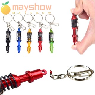 Mayshow พวงกุญแจโช๊คอัพเย็นอะไหล่รถคอยล์โอเวอร์สปริงปรับได้