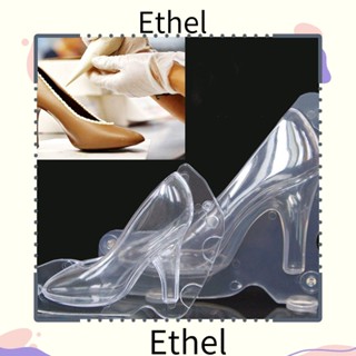 Ethel1 แม่พิมพ์ช็อคโกแลต เบเกอรี่ ขนมเค้ก ฟองดองท์ คริสตัล รูปรองเท้า