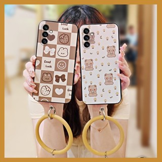 Cartoon ring Phone Case For Samsung Galaxy S23FE/SM-S7110 creative protective heat dissipation bracelet solid color