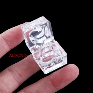 Alisond1 กล่องลิปสติกเปล่า ทรงสี่เหลี่ยม น่ารัก 5 ชิ้น ขวดรีฟิล ครีมทาหน้า กระปุกแต่งหน้า กระปุกเครื่องสําอาง ขนาดเล็ก