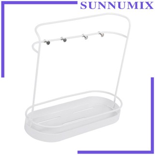 [Sunnimix] ถาดจัดเก็บเครื่องประดับ กุญแจ จาน ตะขอ สไตล์โมเดิร์น พร้อมตะขอ สําหรับห้องน้ํา