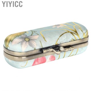 Yiyicc Lipstick Case Vintage Embroidery Pattern Portable Holder