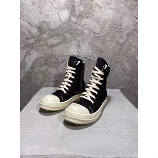 RICK OWENS DRkshdw 2020SS ใหม่ รองเท้าผ้าใบ พื้นหนา สําหรับผู้ชาย RO