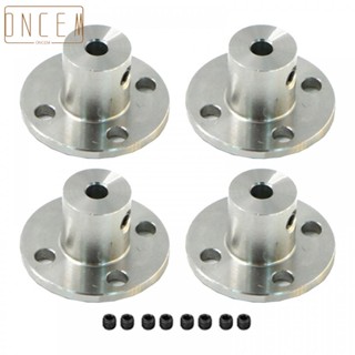 【ONCEMOREAGAIN】4PC Flange Coupling Motor Guide Shaft Coupling Motor Plug  Shaft Support 3/4/5mm