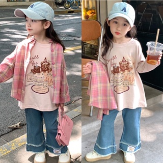 PRETTY BABY🧸พร้อมส่ง🧸เสื้อคลุม เสื้อยืดเเขนยาวเด็ก กันหนาว ชุดสำหรับเด็ก(892)