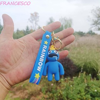 Francesco พวงกุญแจ จี้ฟิกเกอร์ Roblox Rainbow Friend น่ารัก ของขวัญคริสต์มาส สําหรับรถยนต์