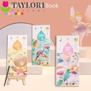 Taylor1 Gouache สมุดวาดภาพกราฟฟิตี้ 20 แผ่น พร้อมพู่กัน สําหรับศิลปิน โรงเรียน