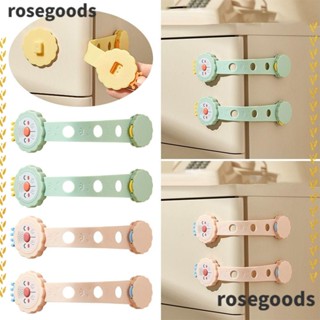 Rosegoods1 ตัวล็อกลิ้นชัก ตู้เย็น เพื่อความปลอดภัยของเด็ก 2 ชิ้น